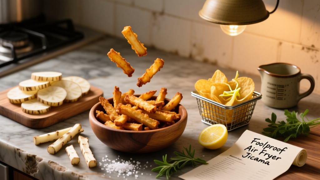 Air Fried Jicama: Crispy, Healthy & Foolproof