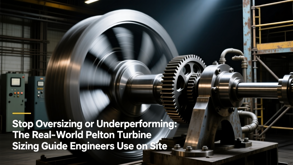 Pelton Turbine Sizing Guide: Flow, Jet Ratio & Efficiency