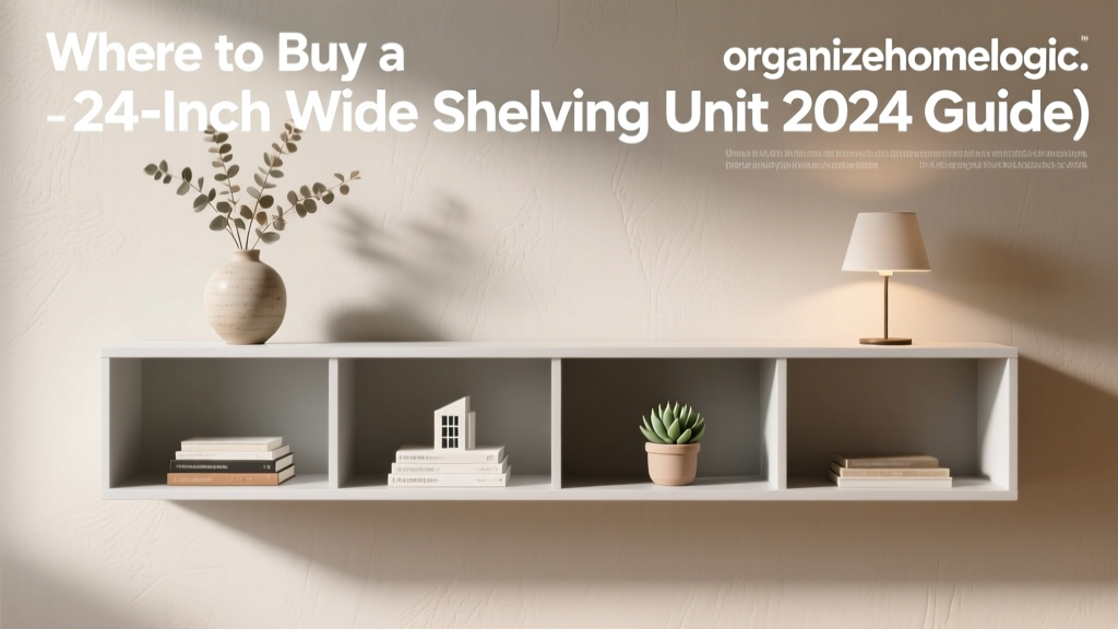 Where to Buy a 24-Inch Wide Shelving Unit (2024 Guide)