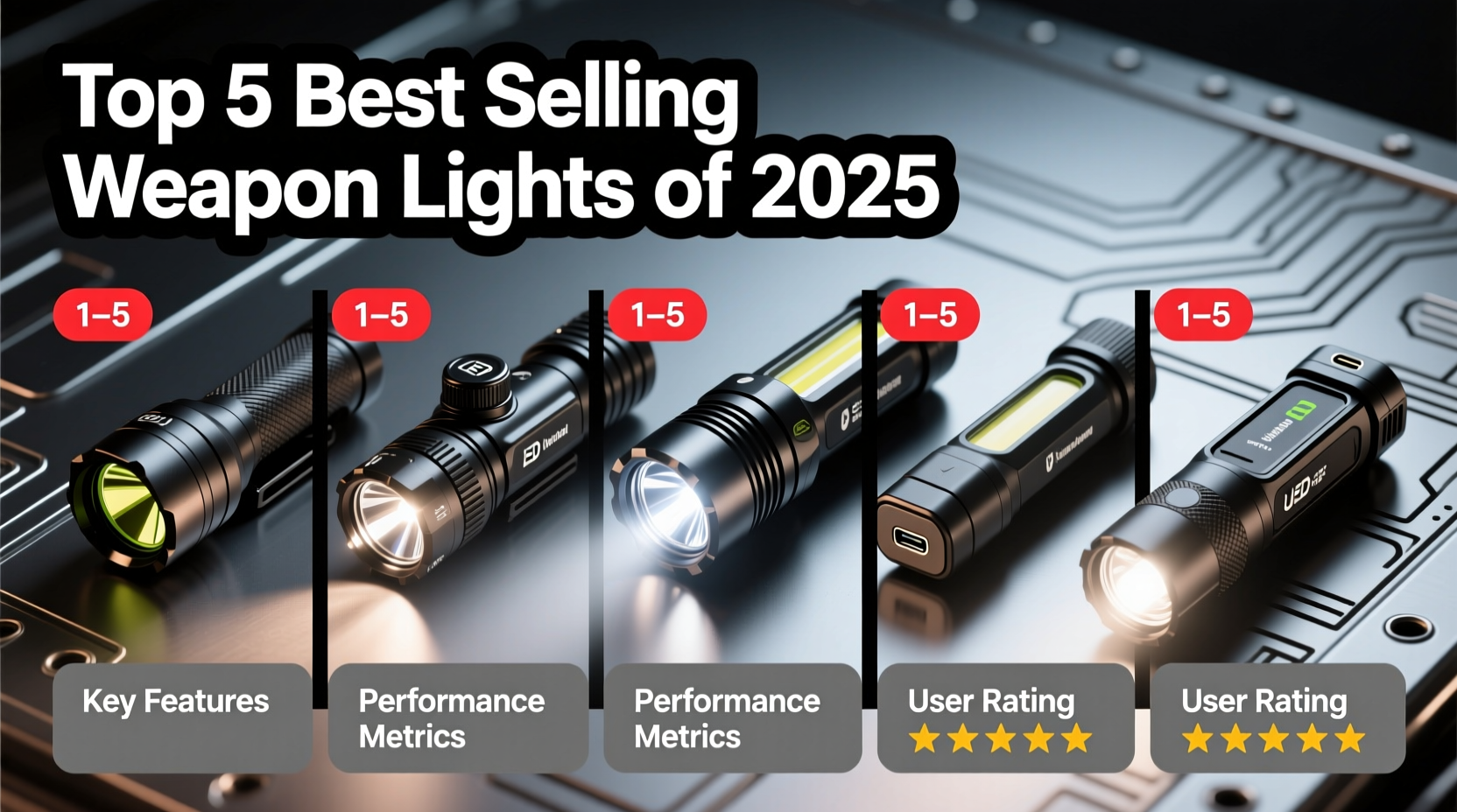 best selling weapon light