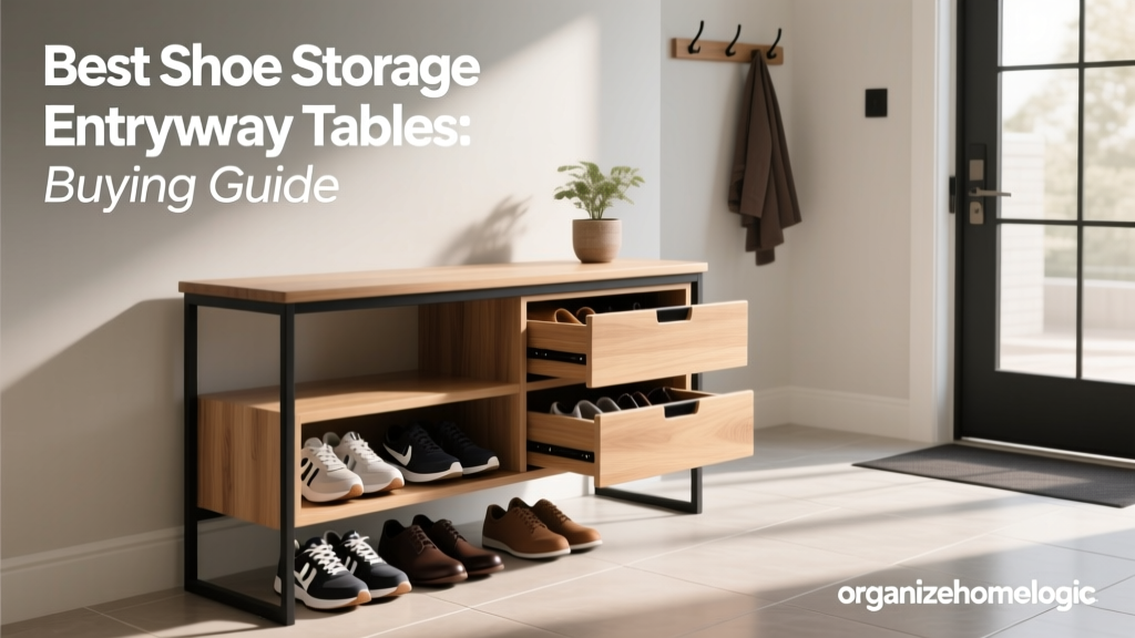 Best Shoe Storage Entryway Tables: Buying Guide