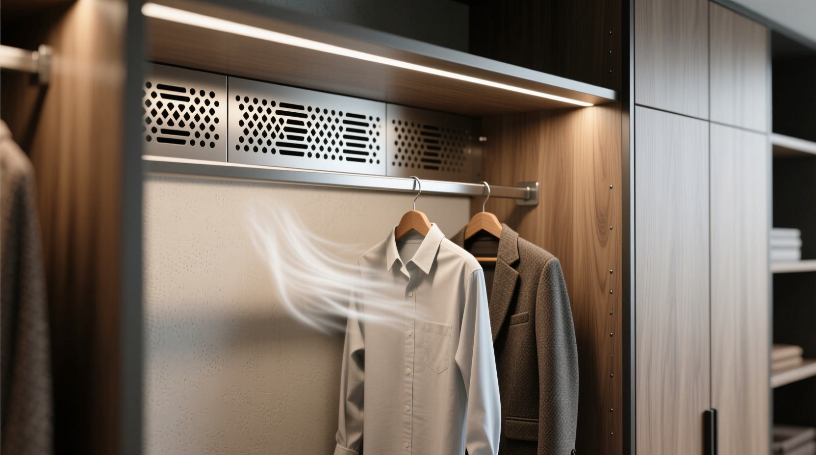 closet ventilation fans vs passive vent grilles