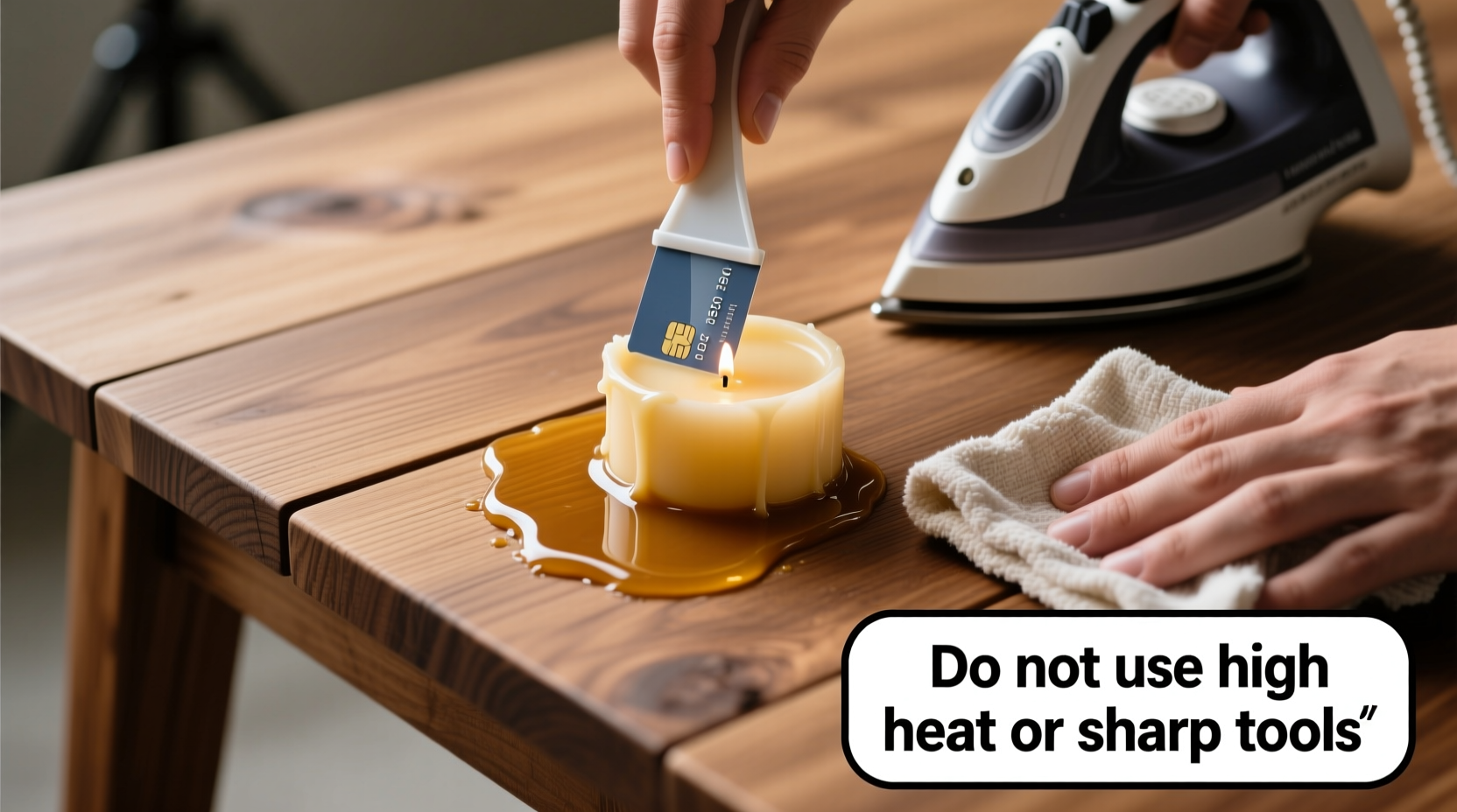 How To Remove Candle Wax From Wood Coffee Table