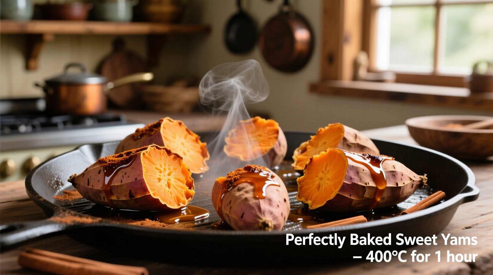 how to cook yams in oven