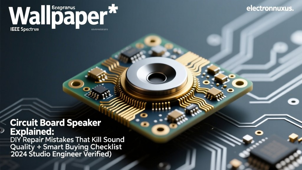 Circuit Board Speaker Explained: DIY Repair Mistakes That Kill Sound Quality + Smart Buying Checklist (2024 Studio Engineer Verified)