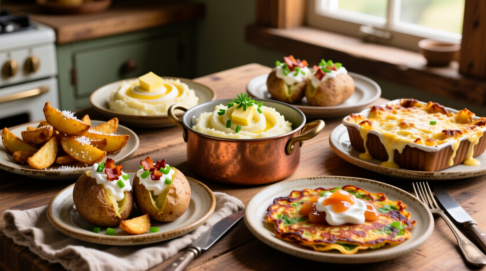 kinds of potato dishes