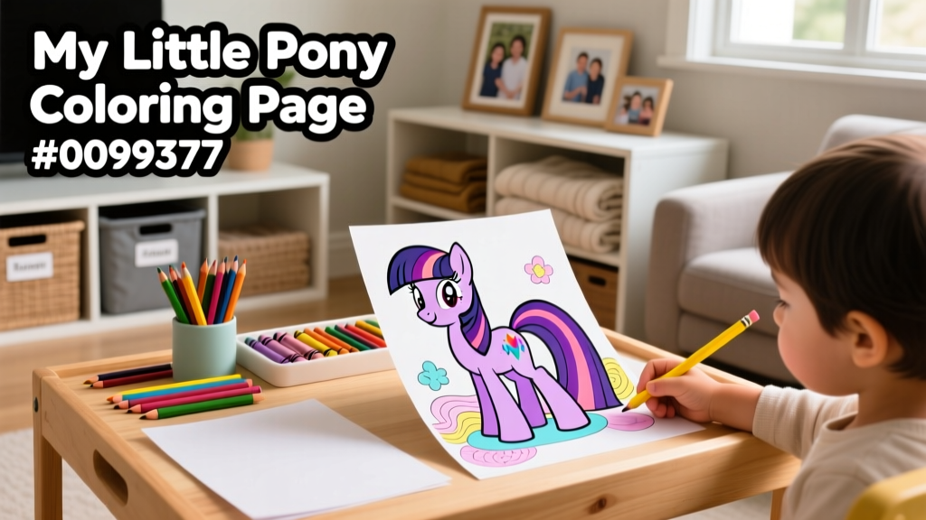My Little Pony Coloring Pages #0099377: A Parent’s Practical Guide to Screen-Free Creativity, Fine Motor Development, and Stress Reduction for Kids Ages 3–8