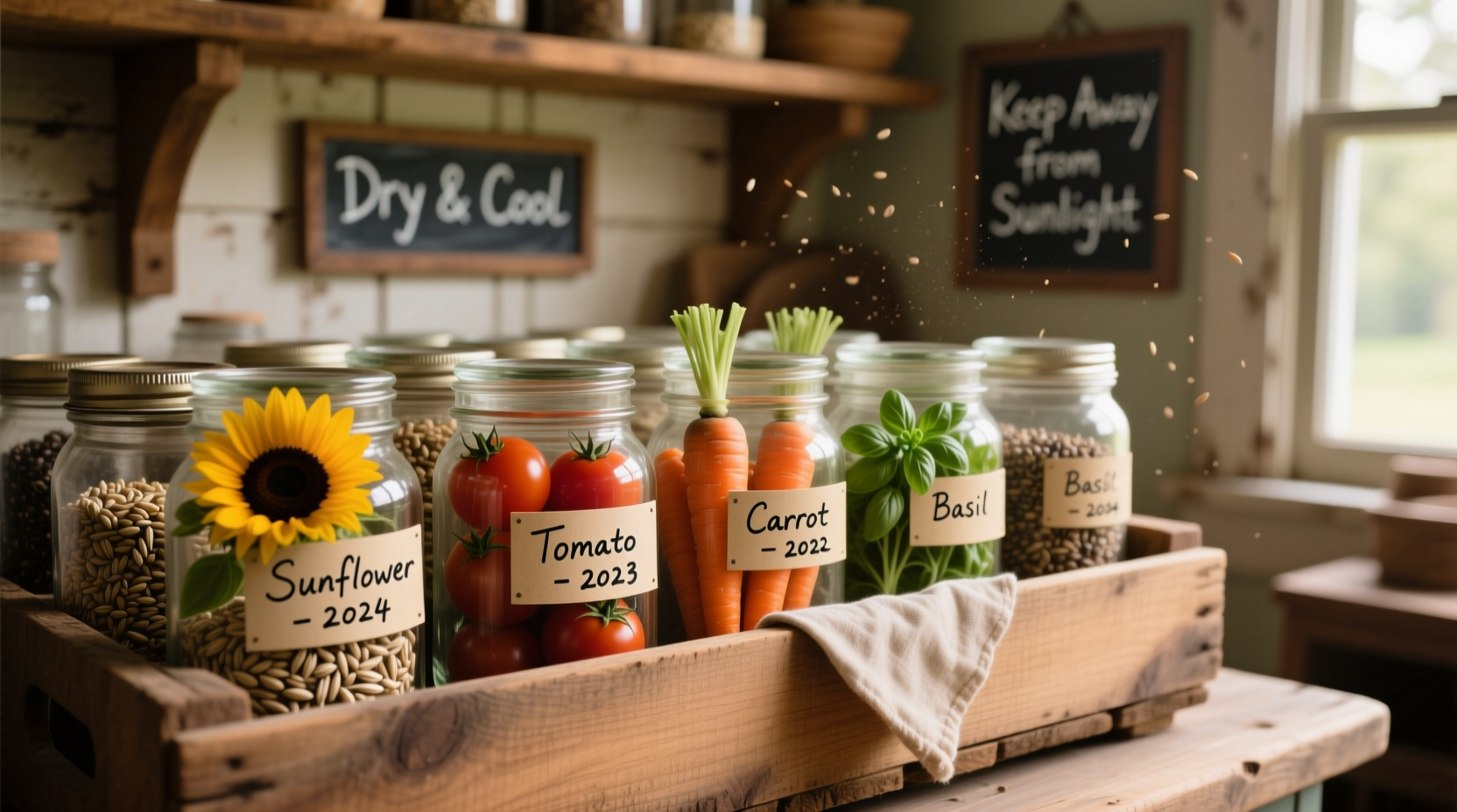 how to store seeds