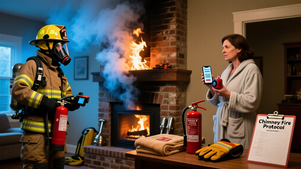 Fireplace Chimney Fire: Emergency Response Guide