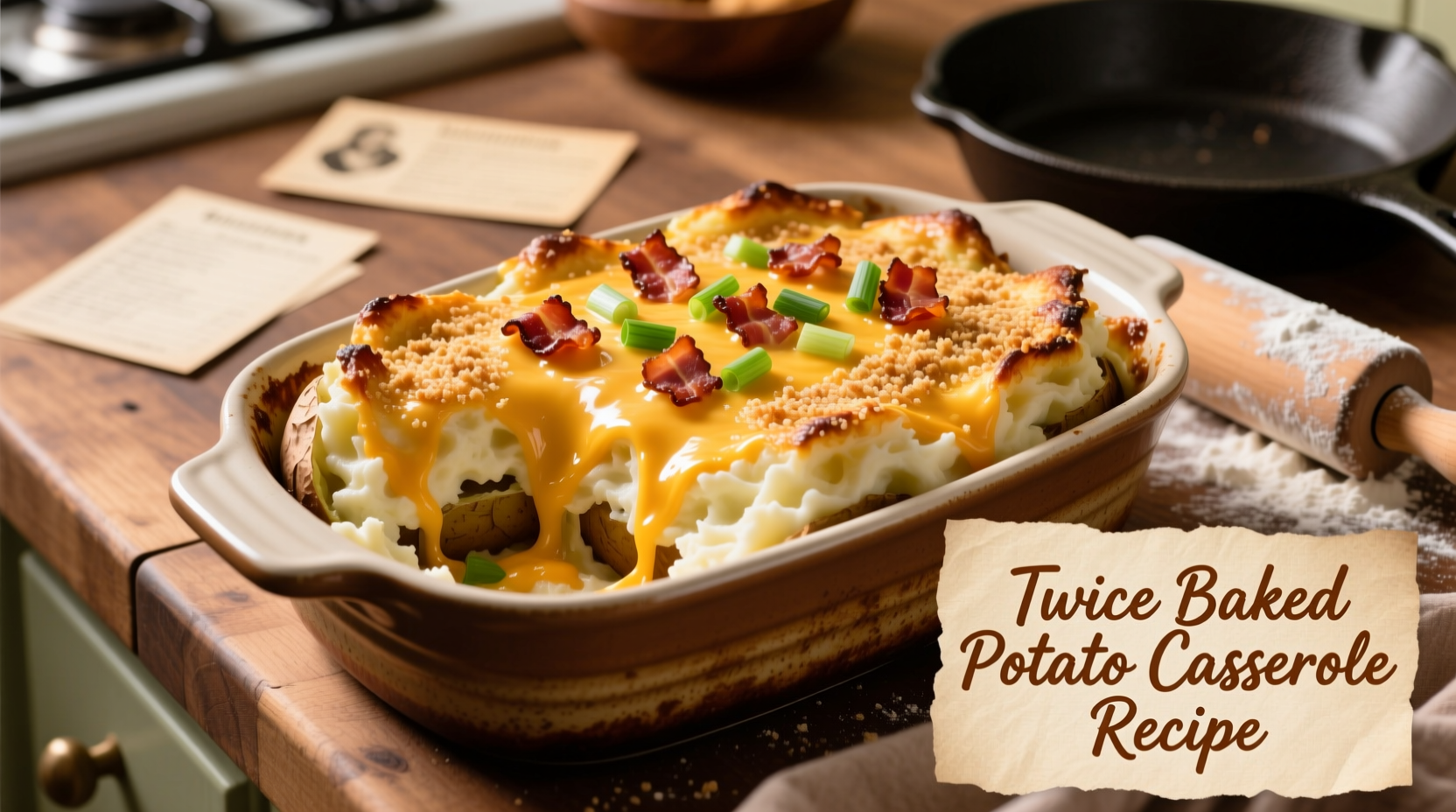 Perfect Twice Baked Potato Casserole Recipe in 90 Minutes