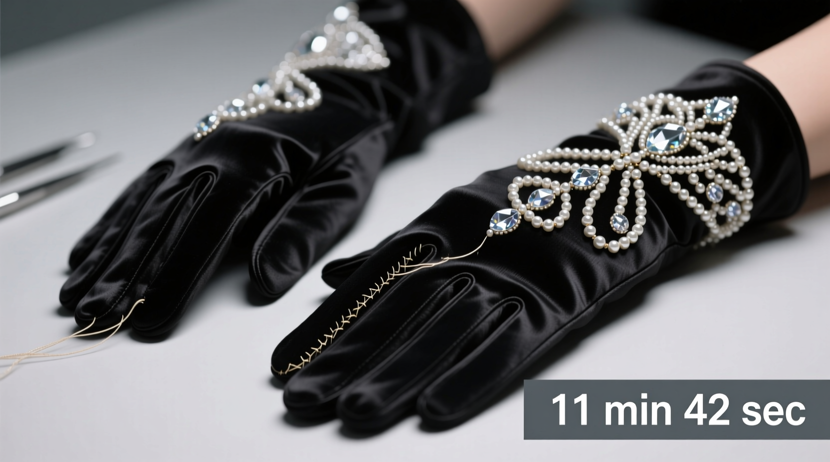how to wash beaded evening gloves safely