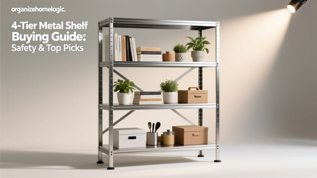 4-Tier Metal Shelf Buying Guide: Safety & Top Picks