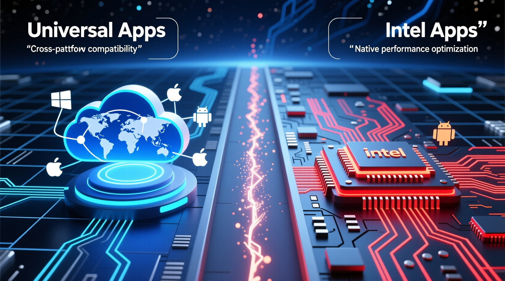 the difference between universal and intel apps and wh