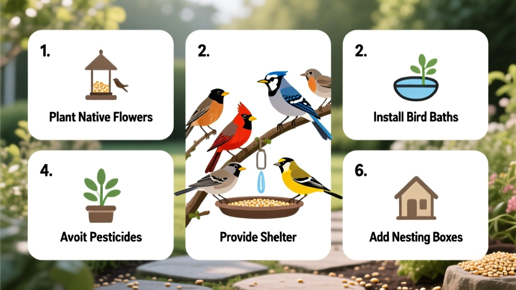 Bird-Friendly Yard: Simple Steps to Attract Local Birds