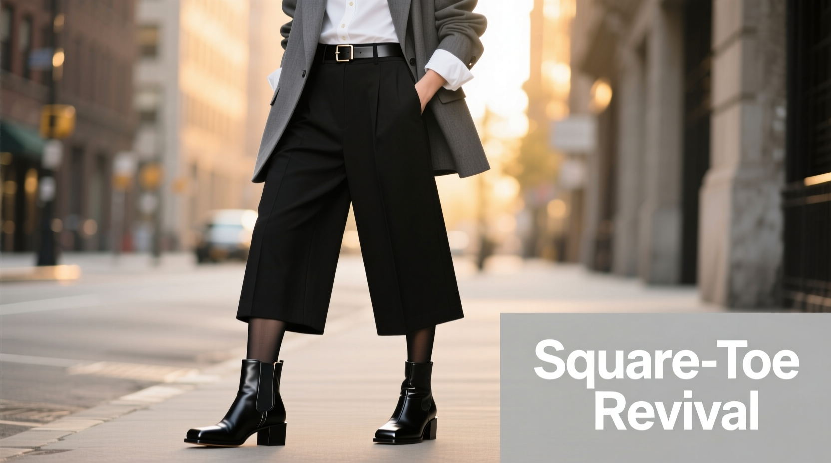 how to style square toe boots without looking outdated in modern outfits