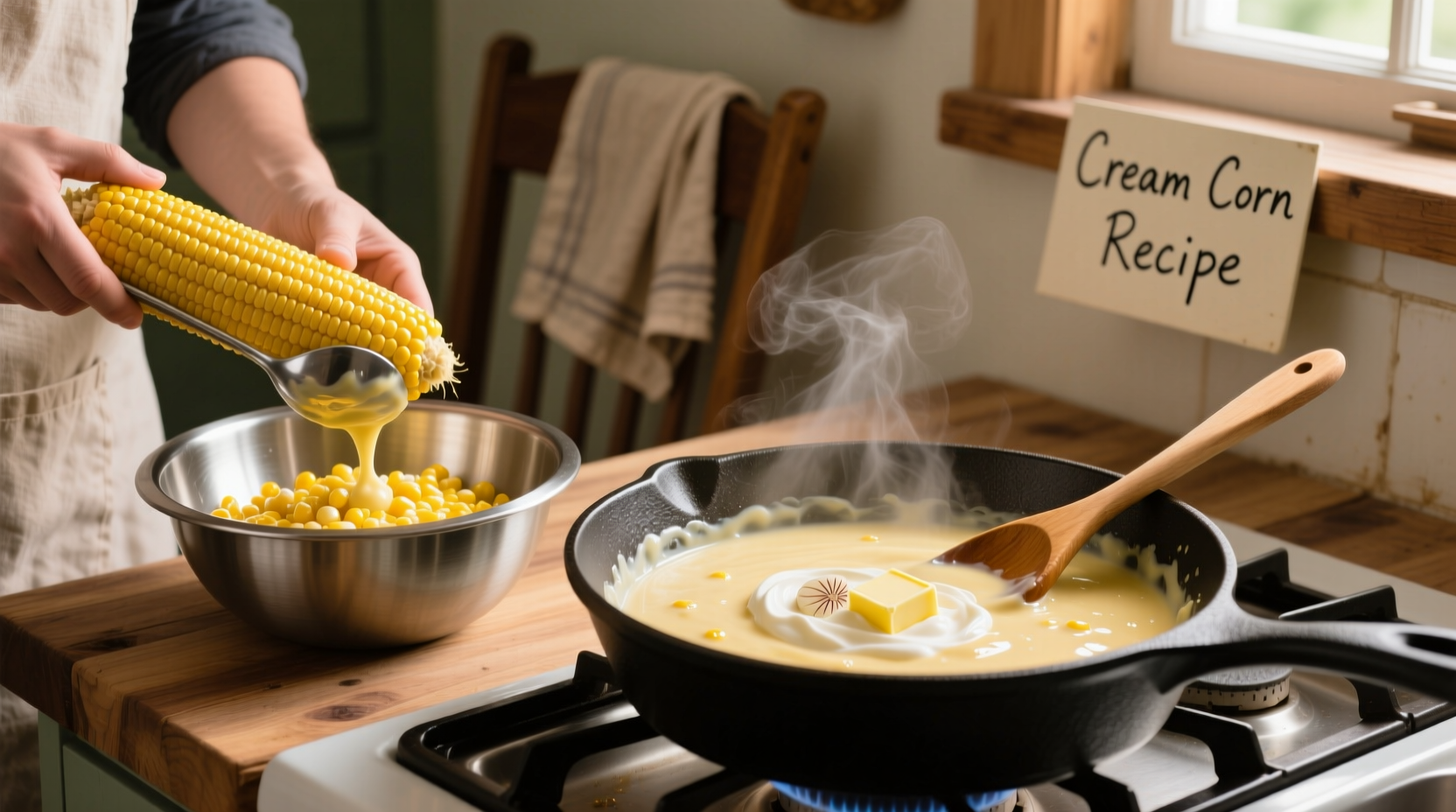 how to cook cream corn
