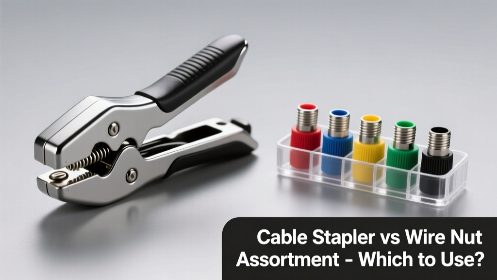 Cable Stapler vs Wire Nut Assortment: Which to Use?