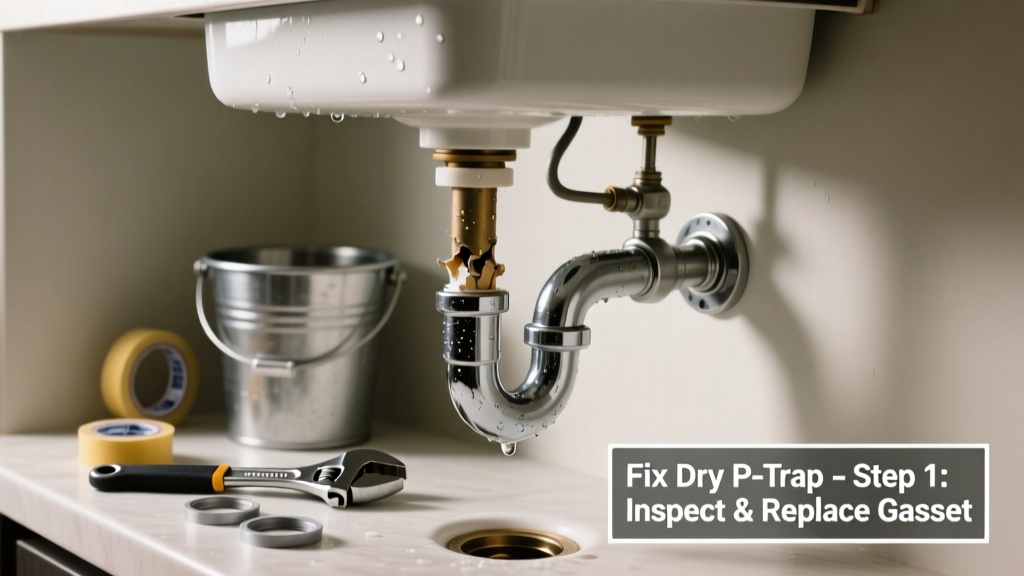 How to Fix a Dry P-Trap in Your Sink or Drain