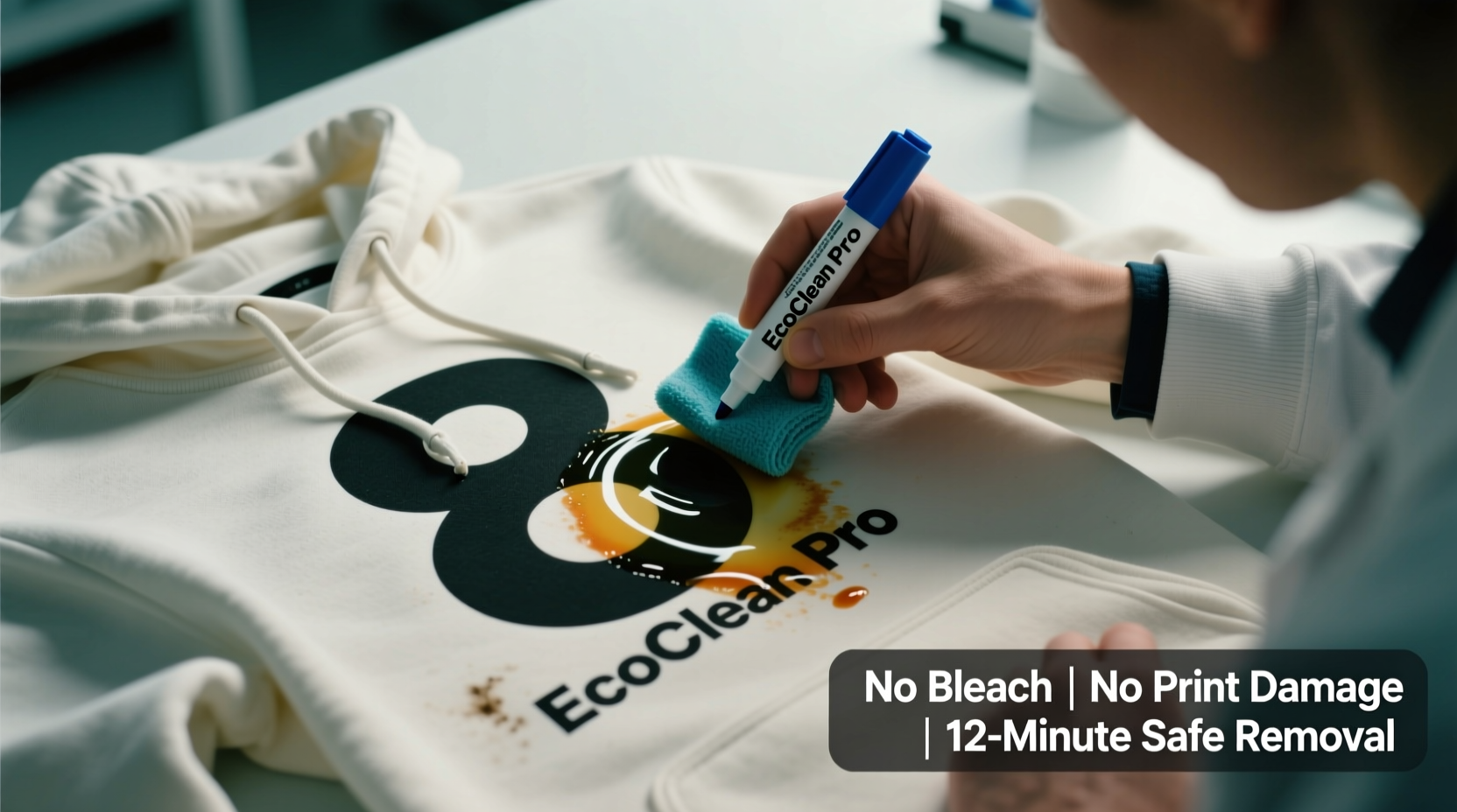 how to remove permanent marker from cotton hoodie