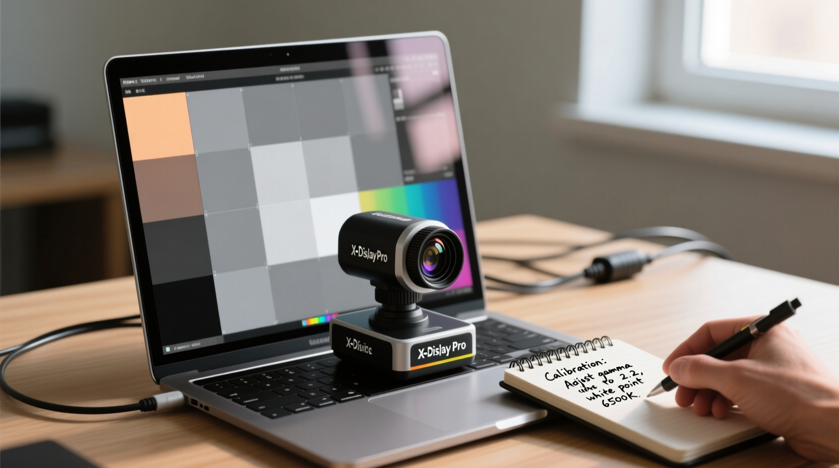 calibrate your monitors using a cheap rented colorimit