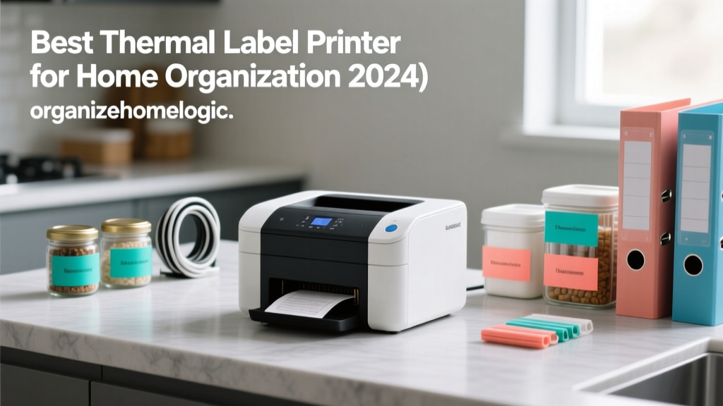 Best Thermal Label Printer for Home Organization (2024)