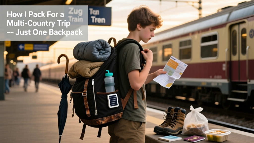 How I Packed For A Multi-Country Trip In Just A Backpack