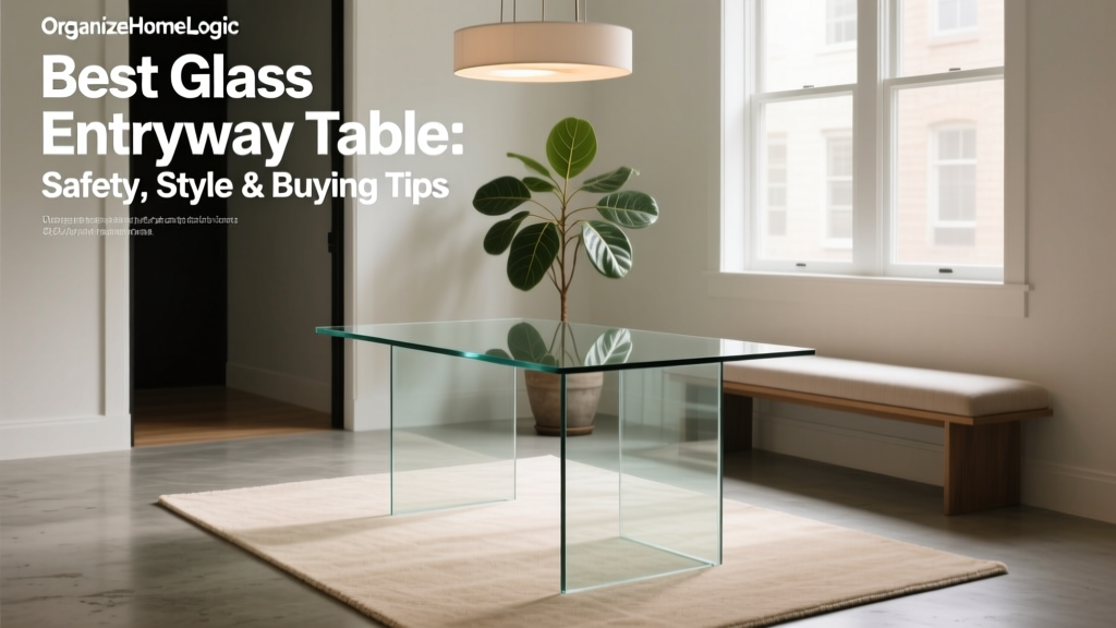 Best Glass Entryway Table: Safety, Style & Buying Tips