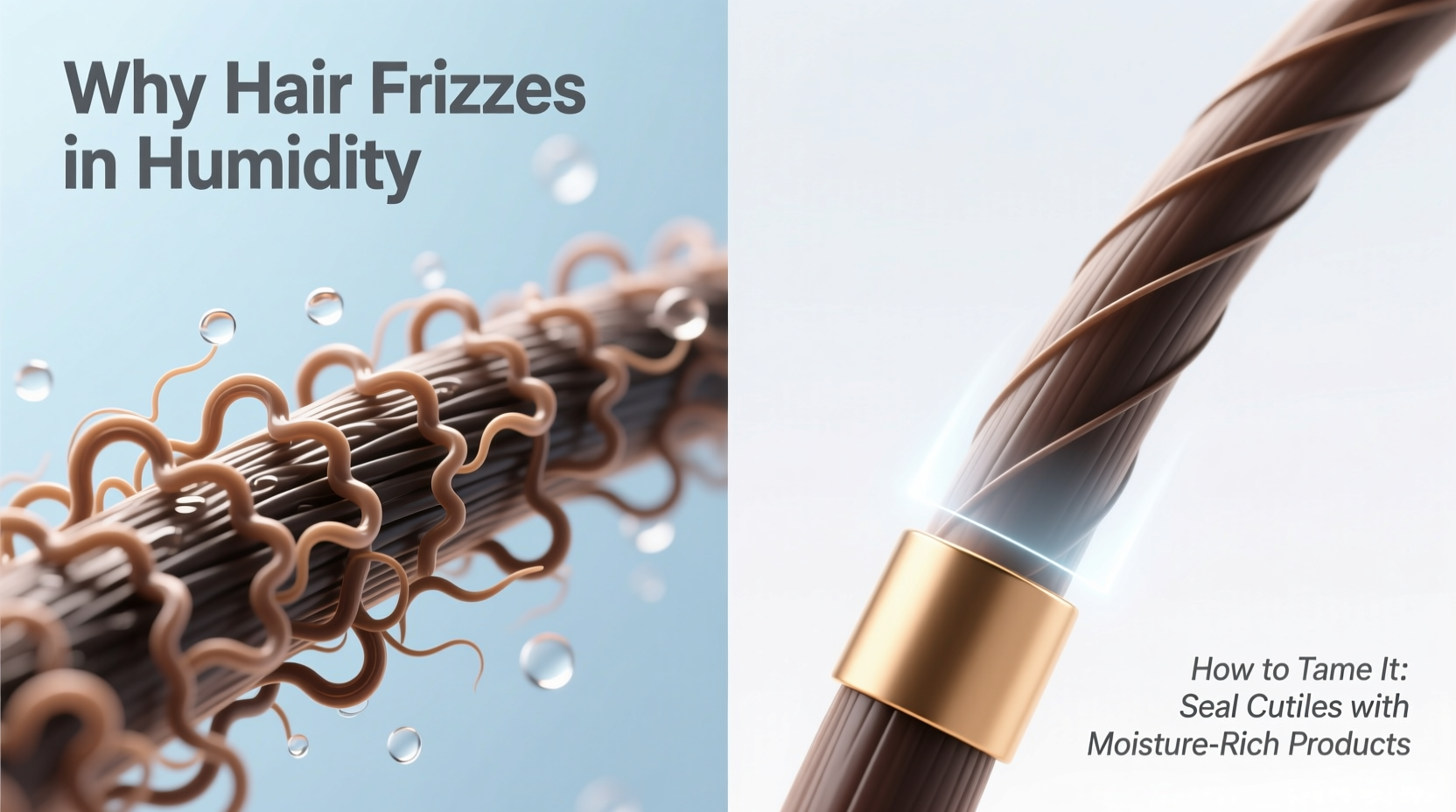 why does my hair get frizzy in humidity and how to tame it