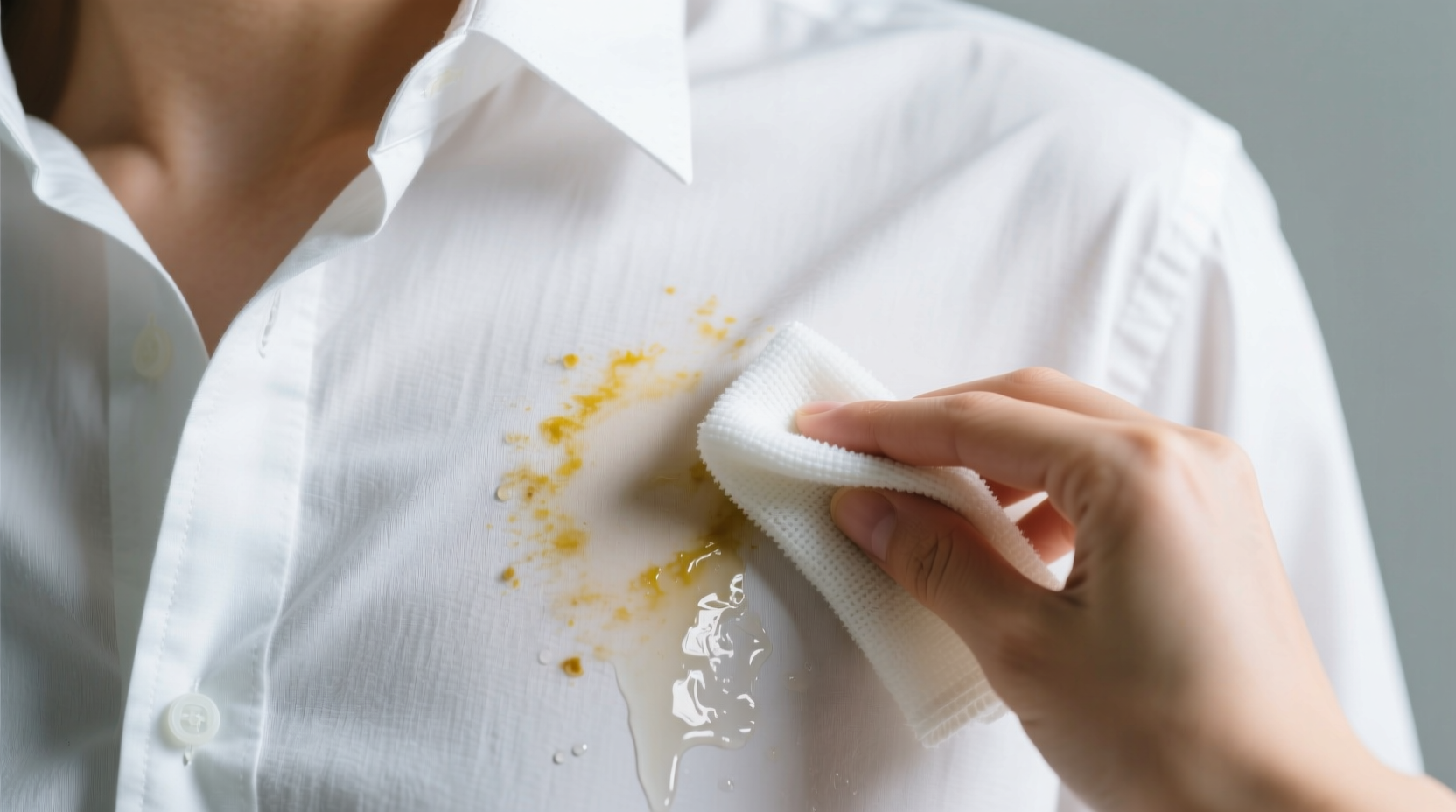 remove deodorant marks on clothes