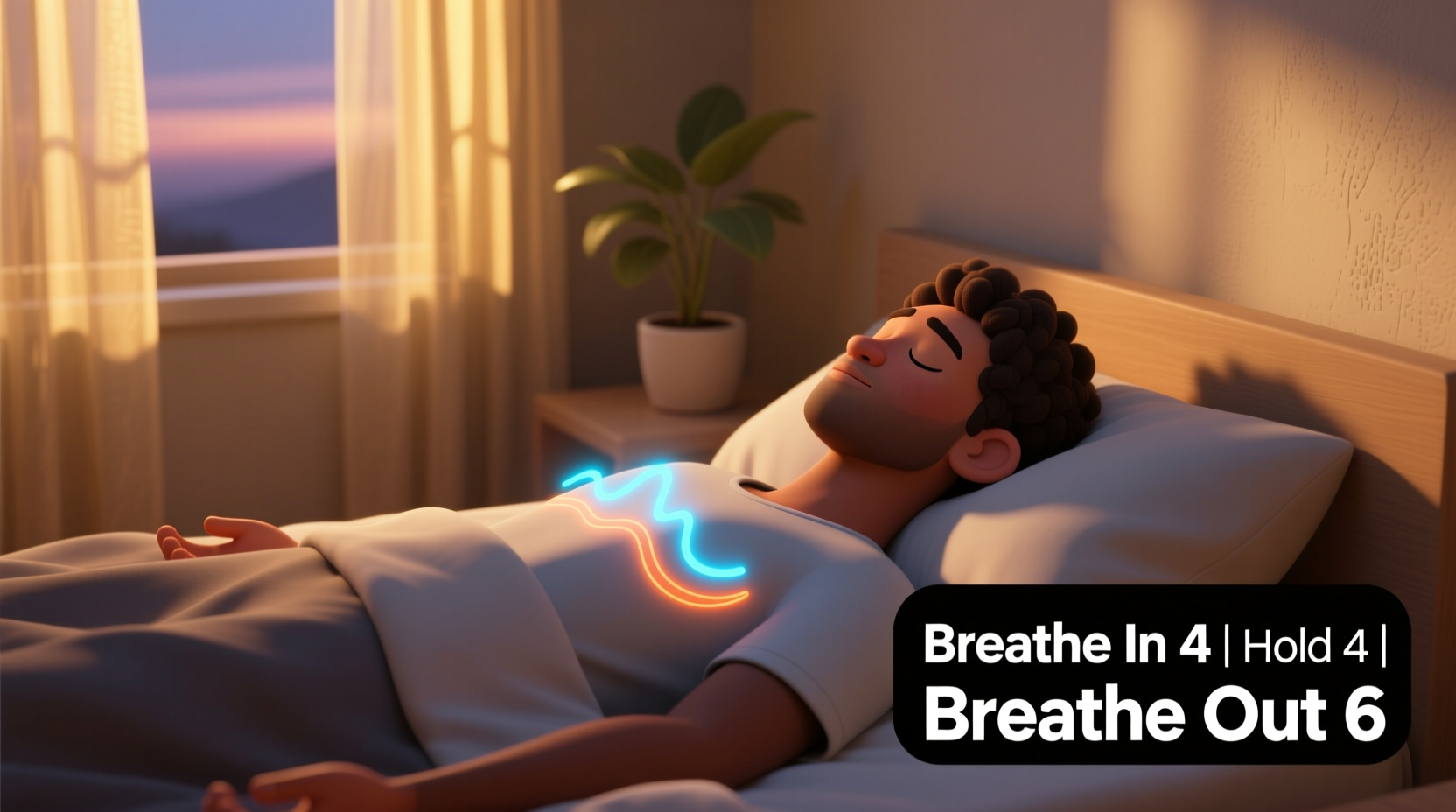 how to fall asleep faster when stressed using breathing techniques
