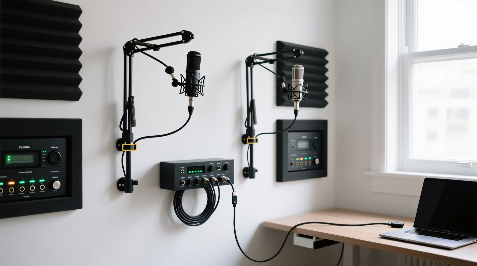 closet organization for podcasters