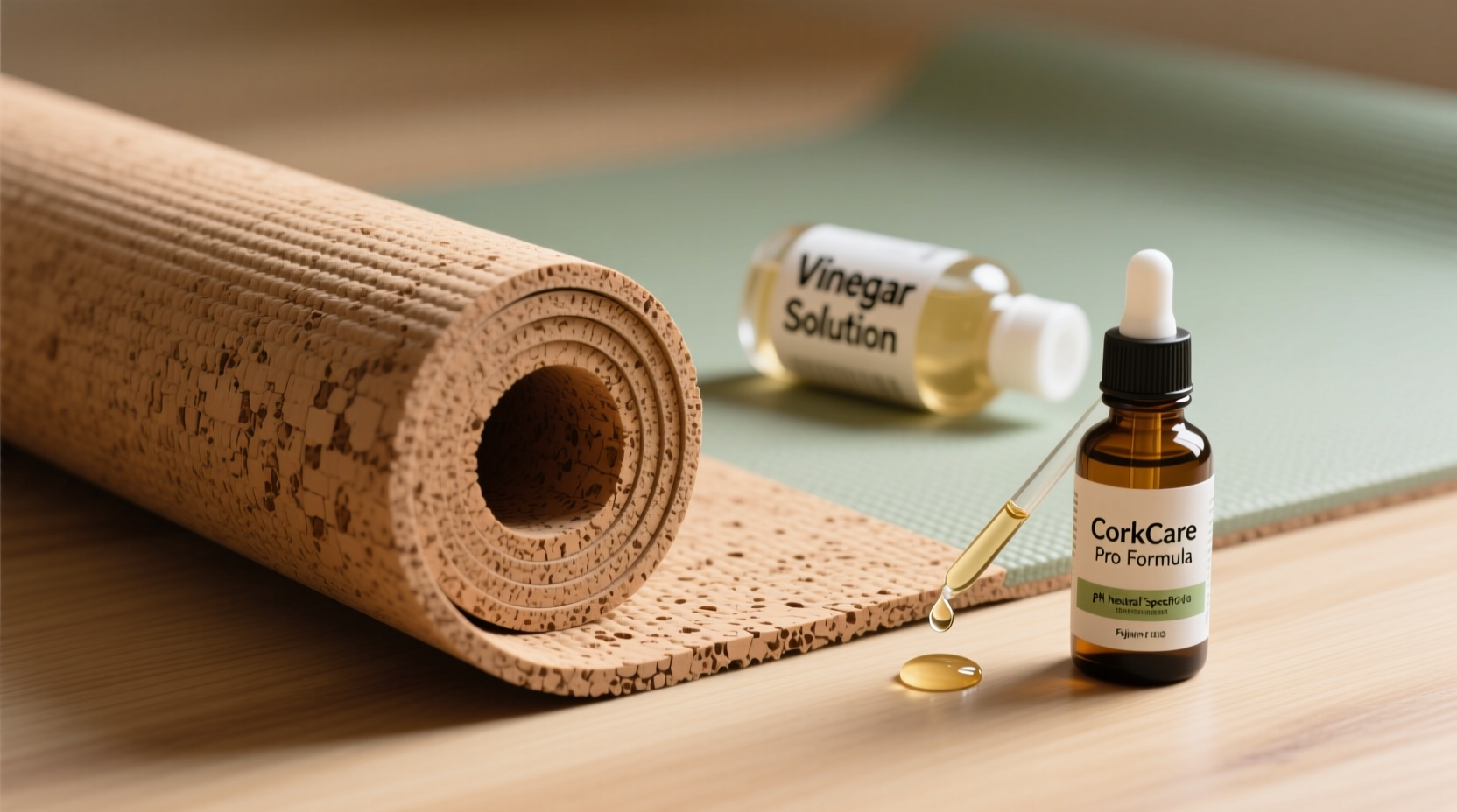 cork yoga mat cleaner vs vinegar what s safer
