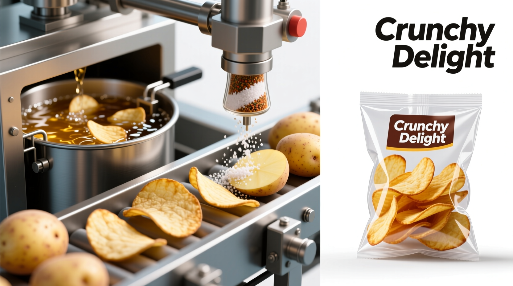 How Potato Crisps Are Made: Factory Production Process Explained