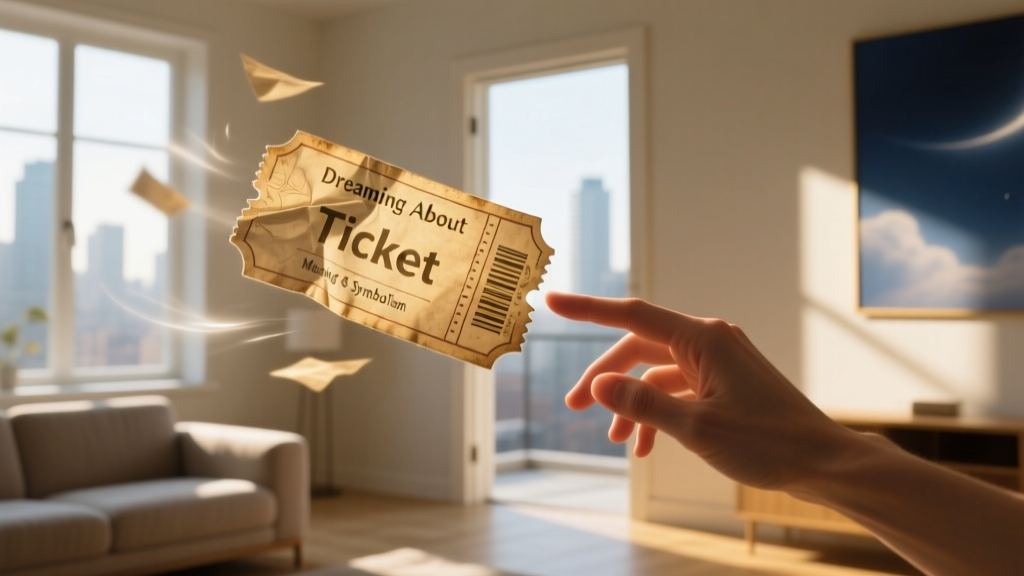 Dreaming About Ticket: Meaning & Symbolism