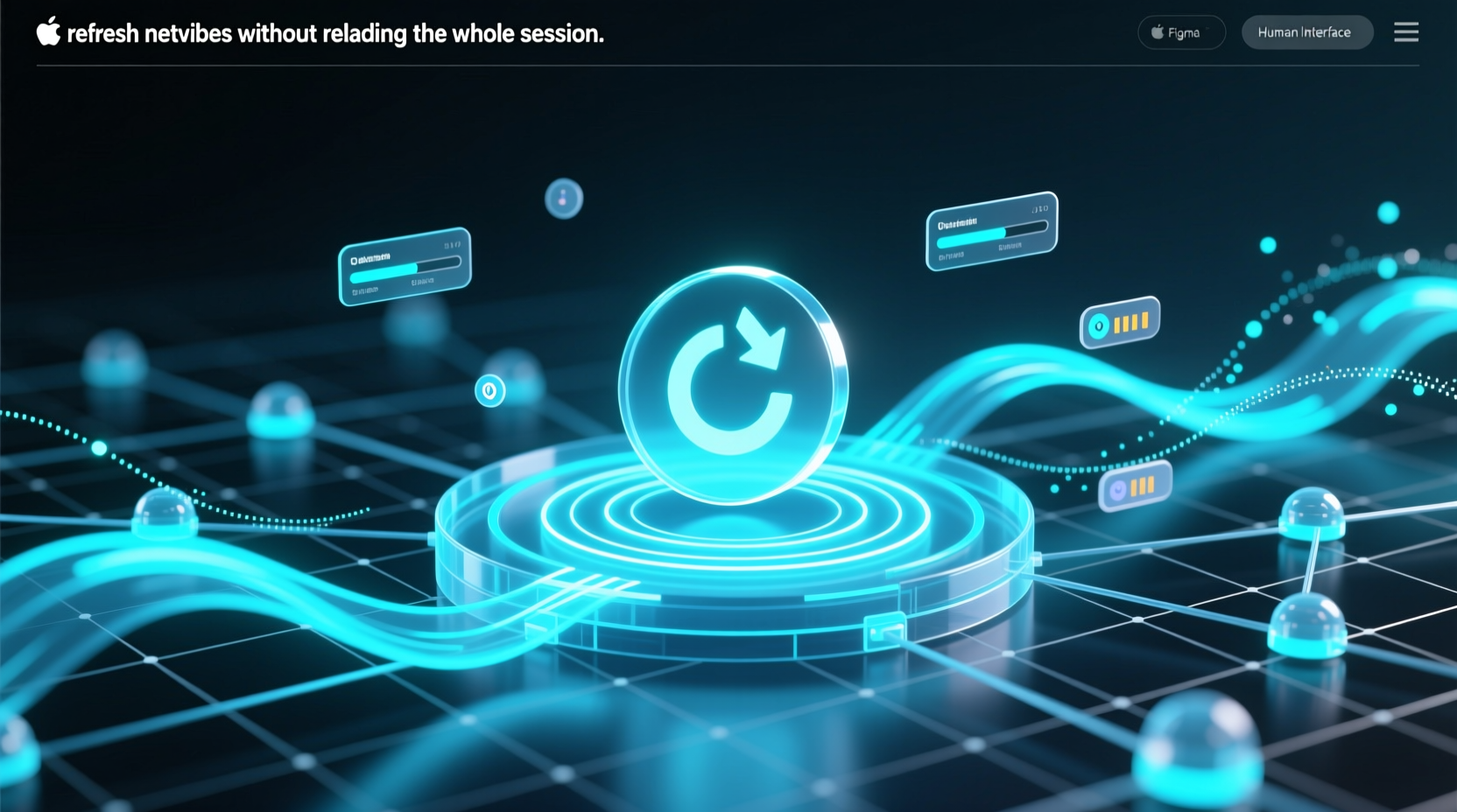 refresh netvibes without reloading the whole session