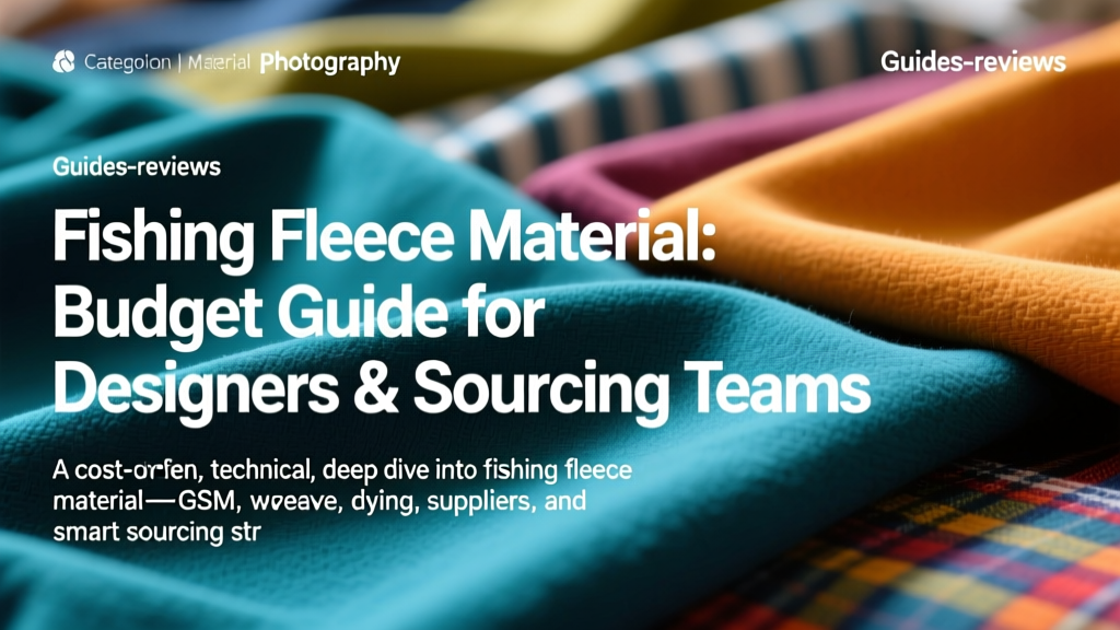 Fishing Fleece Material: Budget Guide for Designers & Sourcing Teams