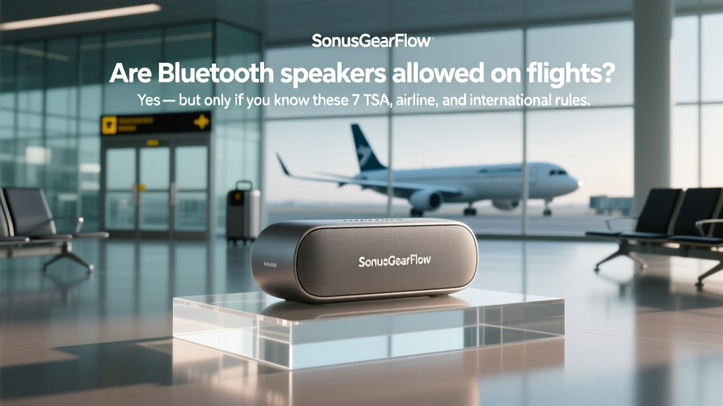 Bluetooth Speakers on Flights: TSA & Airline Rules (2026)
