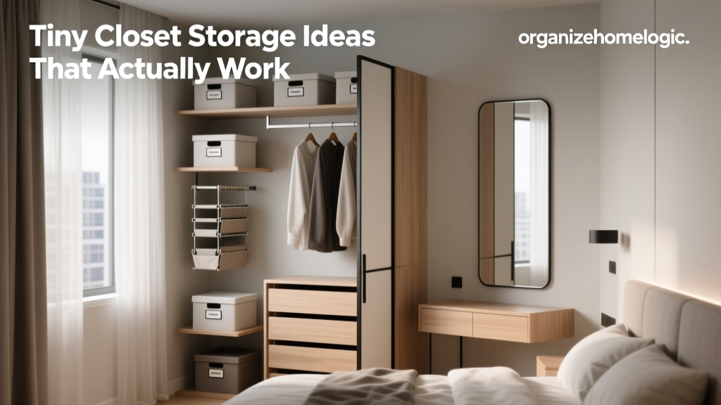 Tiny Closet Storage Ideas That Actually Work
