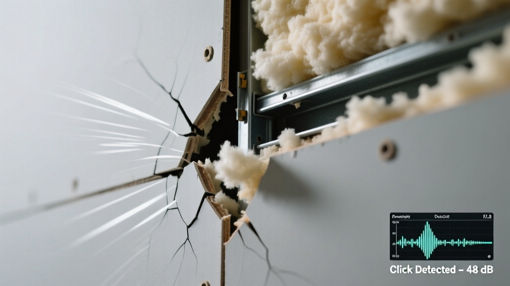 Wall Soundproofing Failed Making Clicking Sound: Quick Diagnosis