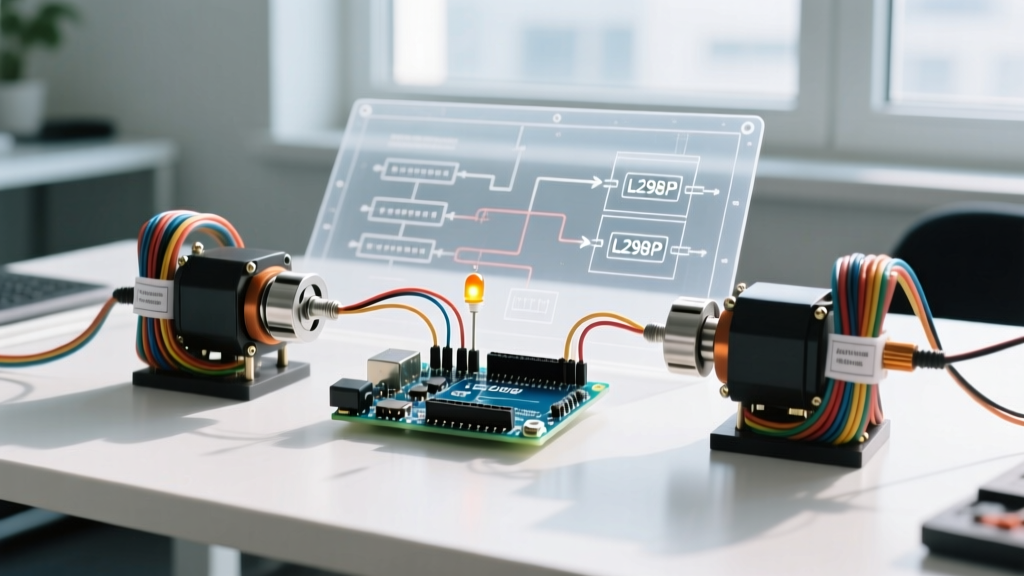 How to Wire and Code a Motor Control Shield for Arduino (L298P)