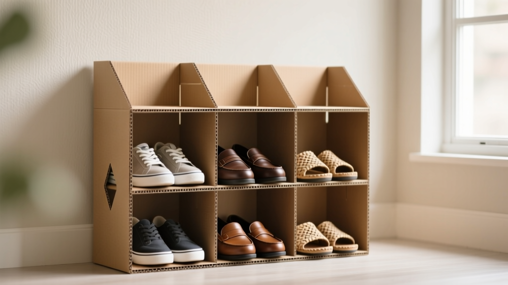 DIY Cardboard Shoe Rack: Easy & Eco-Friendly