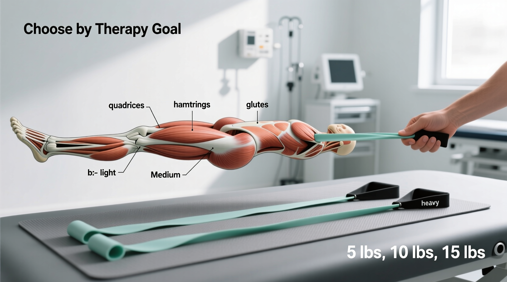 how to choose the right resistance bands for physical therapy at home