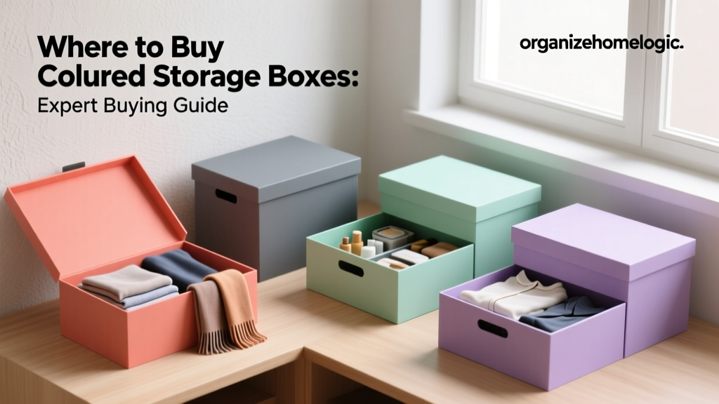 Where to Buy Coloured Storage Boxes: Expert Buying Guide
