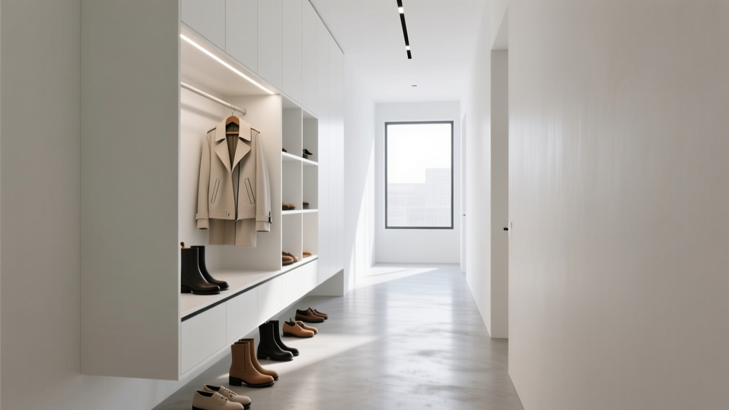 White Hallway Coat & Shoe Storage: Smart Solutions