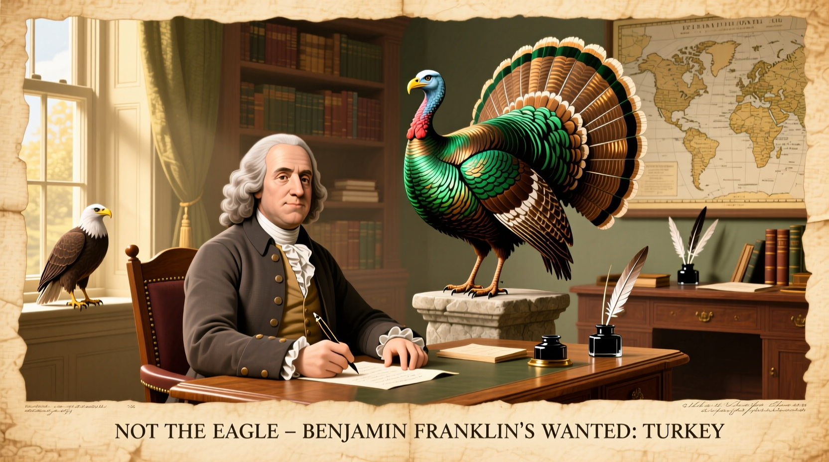 Benjamin Franklin Wanted Turkey as National Bird