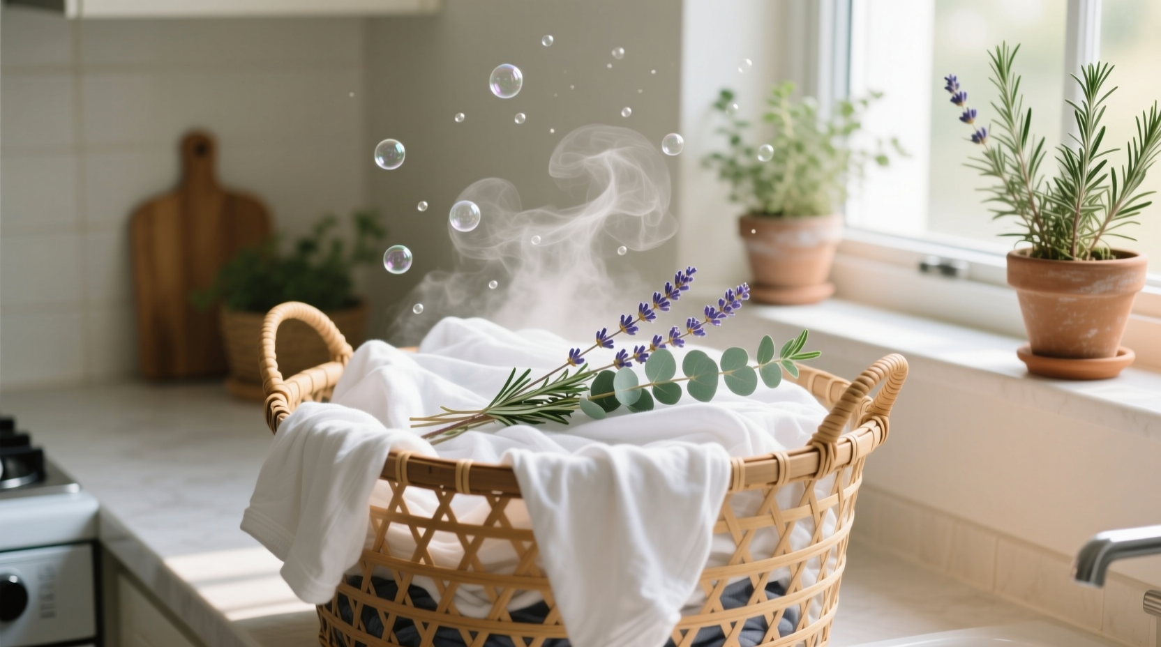 how to deodorize a stinky laundry basket naturally