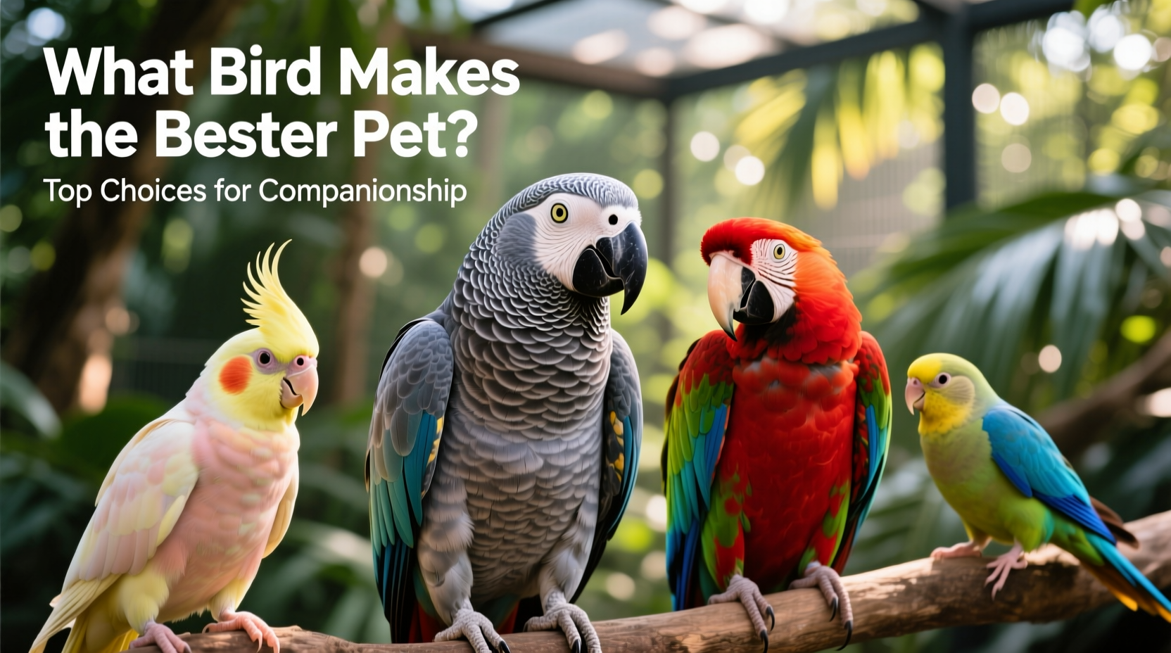 What Bird Makes the Best Pet: Top Choices for Companionship