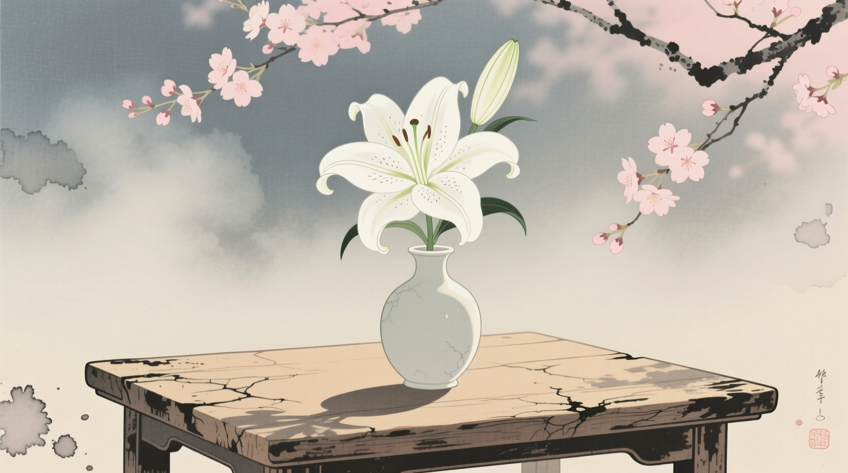 after eight oriental lily