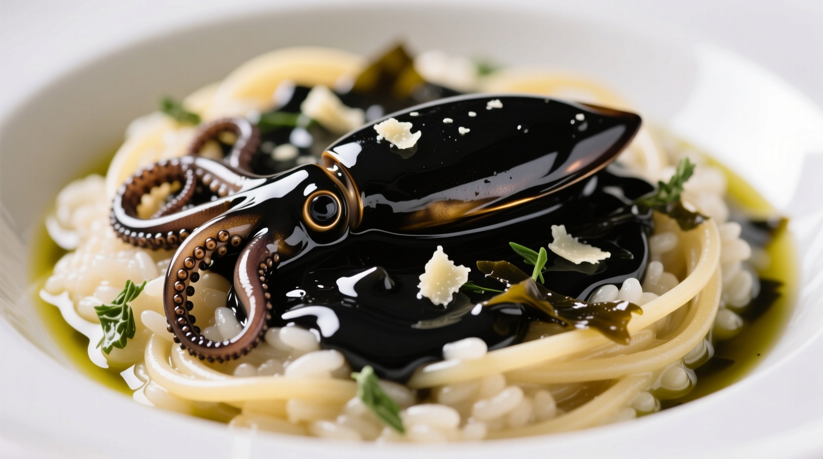 what does squid ink taste like