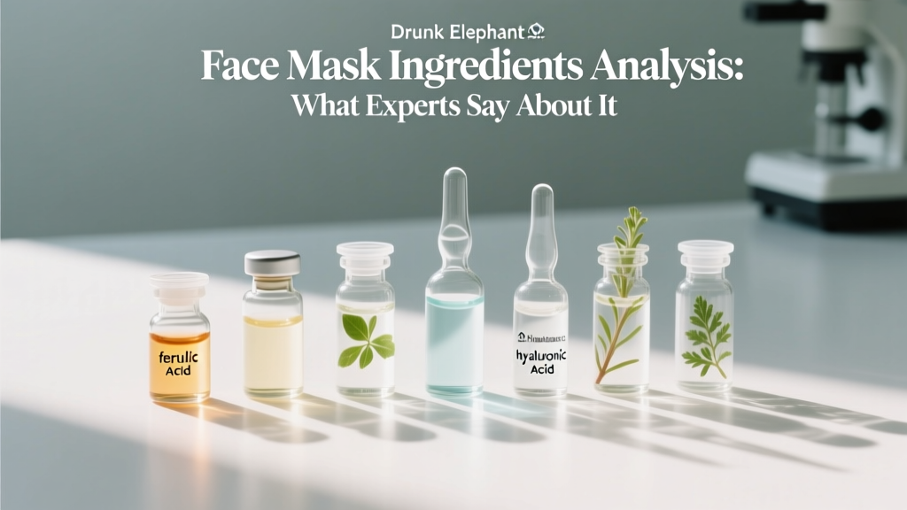 Drunk Elephant Face Mask Ingredient Analysis